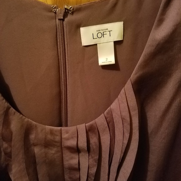 Ann Taylor silk purple dress - Picture 1 of 2